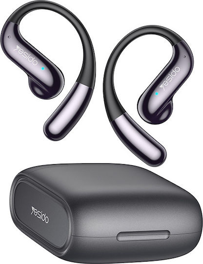 YSP28 Open Ear Căști Bluetooth Handsfree cu Husă de Încărcare Negre