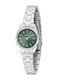 Magia Women's Watch 24mm Battery-Powered with Silver Stainless Steel Bracelet
