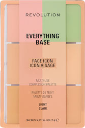 Revolution Everything Base Face Icon Complexion Palette Light Revolution Everything Base Face Icon Complexion Palette Light