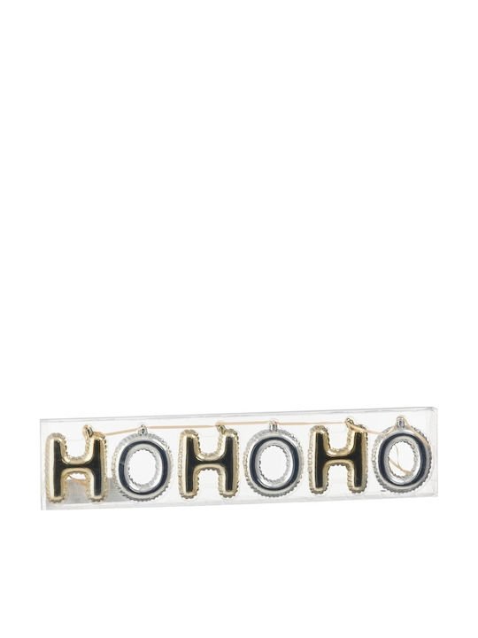 Edelman Коледна Гирлянда Hohoho Златиста 16 cm