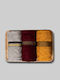 White Fabric Lemar Hand Towel 30x50cm Multicolour 3pcs Weight 500gr/m²