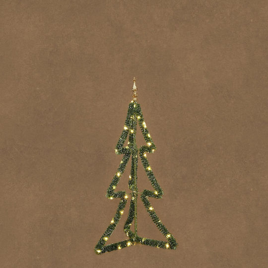 Illuminated Christmas Decorative Tree 60cm Battery-Operated Green