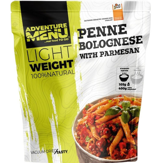Adventure Menu Paste Bolognese cu Amestec de Carne Liofilizate Porție Mare 158 G