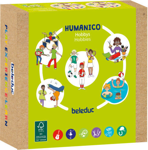 Ξύλινο Παιδικό Puzzle Humanico Hobbies Beleduc