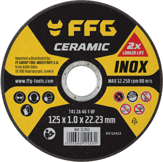 FFG Disc de Tăiere pentru Metal 125 mm 10 buc.