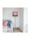 Blue Flowers Floor Lamp with E27 Bulb Holder Blue