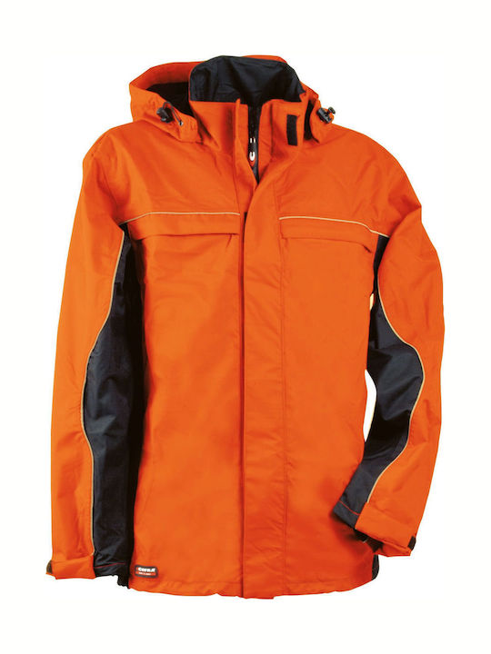 Cofra Bylot Μπουφάν Εργασίας Ψύχους Πορτοκαλί