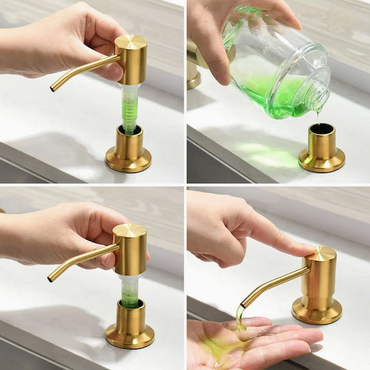 Sink Εντοιχιζόμενο Χρυσό 350ml