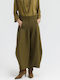Damen Stoffhose Olive