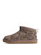 Classic Ultra Mini Suede Γυναικεία Μποτάκια Αστραγάλου Καφέ