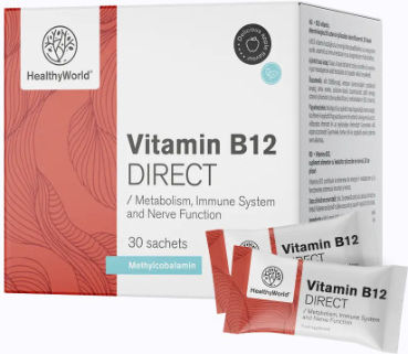 Healthy World B12 Direct Vitamin B12 Apple 30 Sachets