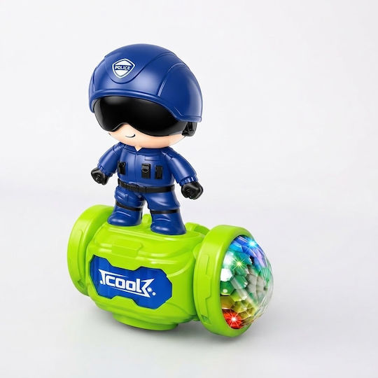 SPV Police Officer on a Skateboard with Smoke