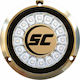 Shadow Caster Scr-16 Round White Underwater LED Light
