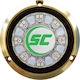 Shadow Caster SCR-24 Round Green LED Underwater Light