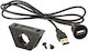 ACV D-44-1000-007 Universal Flush-Mount USB-A Extension Cord