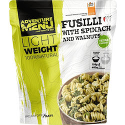 Adventure Menu Masă liofilizată Paste Fusilli cu Spanac și Nuci Porție Mare 158 G Adventure Menu Masă liofilizată Paste Fusilli cu Spanac și Nuci Porție Mare 158 G