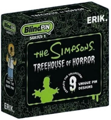 Erik Simpsons Baumhaus des Schreckens Serie 1 Überraschungsabzeichen Blindpin