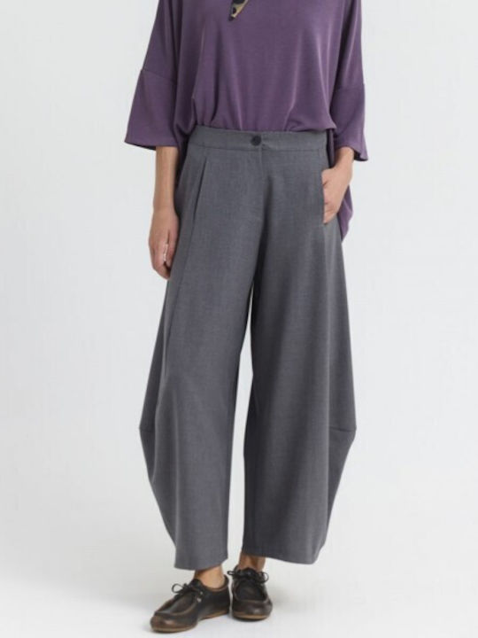Namaste Damen-Stoffhose Grau