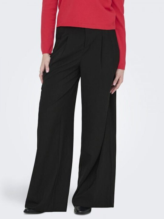 Only Women's Fabric Trousers Black