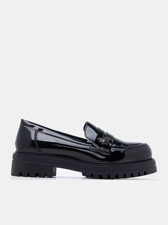 Luigi Women's Loafers in Black