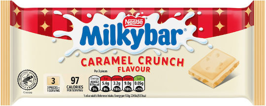 Nestlé Milkybar Caramel Crunch White Chocolate with Caramel 90 g