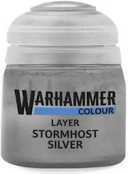Games Workshop Warhammer Model Making Paint Stormhost Silver 12ml Games Workshop Warhammer Model Making Paint Stormhost Silver 12ml