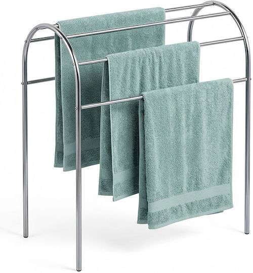 Relaxdays 81.5x78cm Inox Grey
