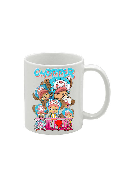 Бяла чаша One Piece