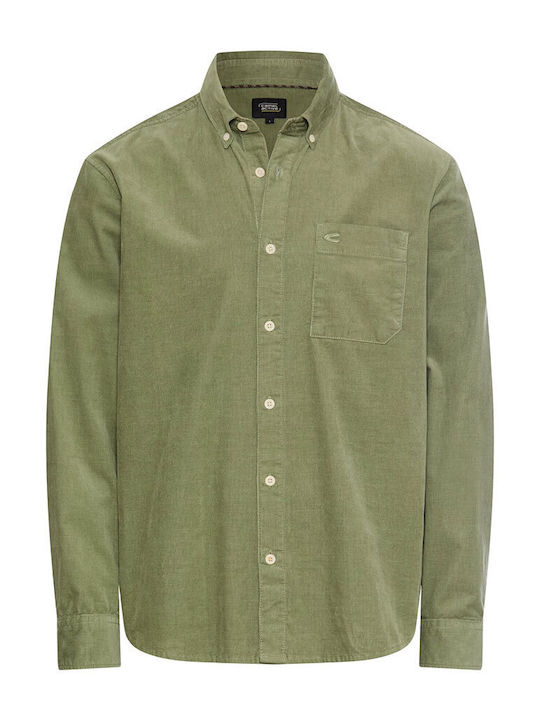 Camel Active Long Sleeve Corduroy Shirt in Regu...