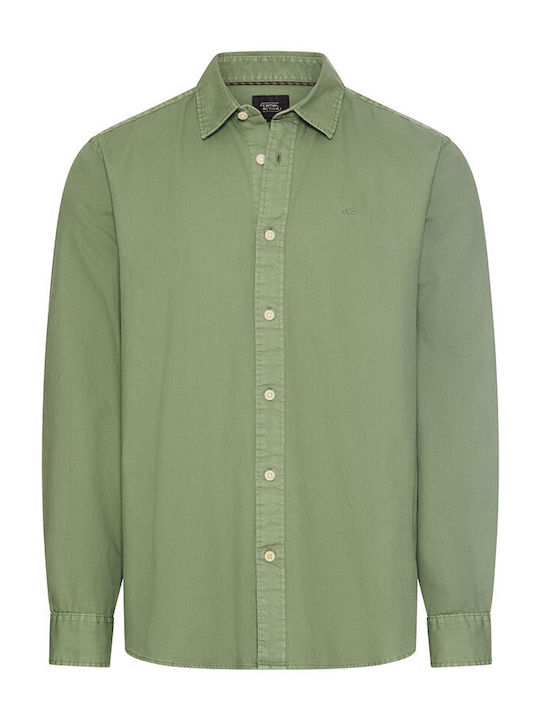 Camel Active Long Sleeve Shirt in Regular Fit G...