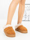 Damen Clogs Hausschuhe Braun