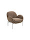 Brea 335 Drehbarer Sessel Braun 80x77x79cm