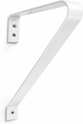 Finetto Metal Shelf Bracket in White 271-1101038WHI