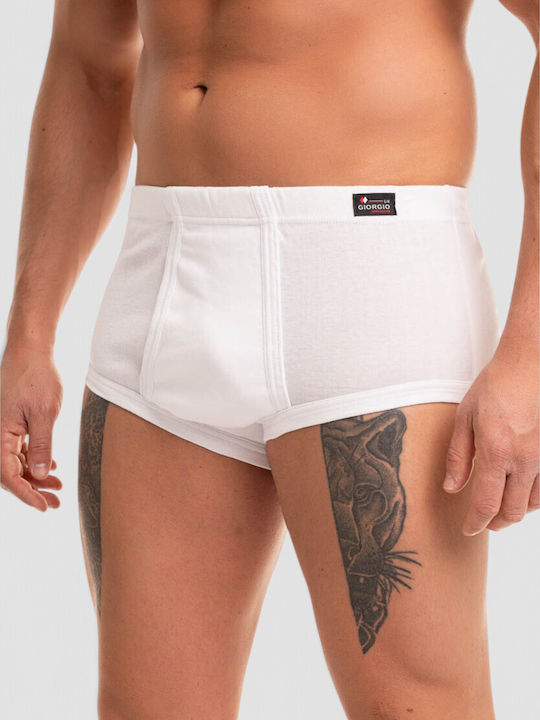 Men's White Slip