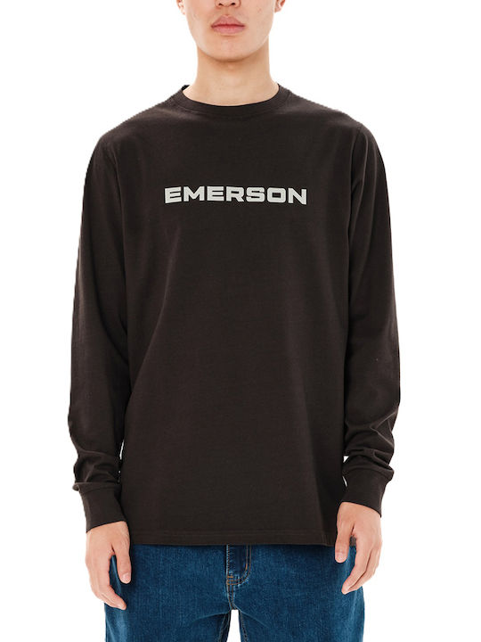Emerson Μπλούζα Μακρυμάνικη Coffee Brown