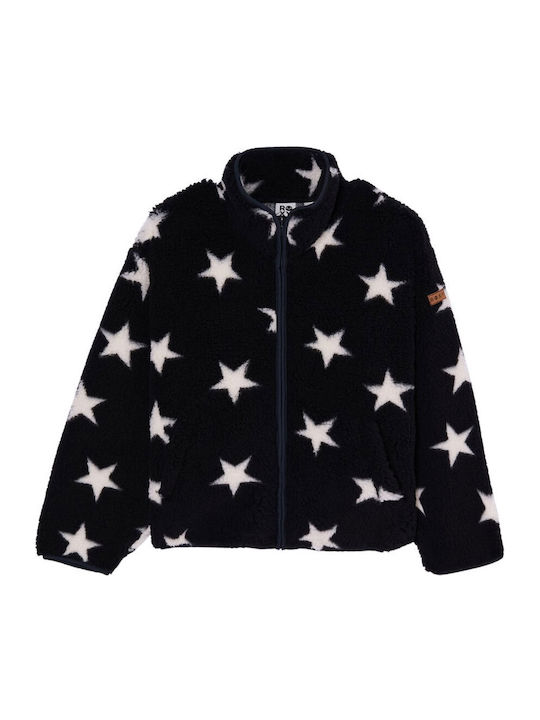 Roxy Kids Fleece Cardigan Anthracite Starz Like...