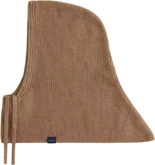 Women's Knitted Beanie in Khaki