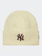 New York Yankees Unisex Knitted Beanie in Beige