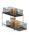 Relaxdays Metallregal Für Den Schrank 19x35,5x32 cm Schwarz