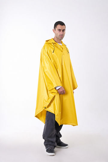 Anorak Jumper Wasserdichter und Winddichter Poncho Gelb