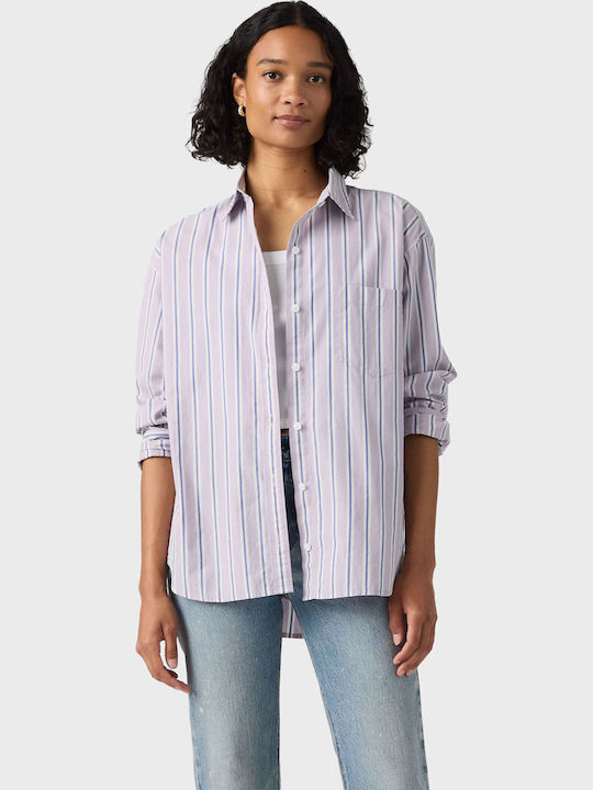Harlie Langärmeliges Damen-Denimhemd Multi Colors