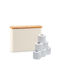 Relaxdays Floor-Standing Bamboo Toilet Paper Holder Beige 4052025854317
