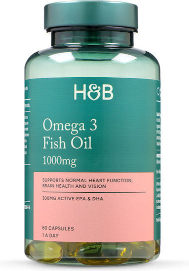 Holland & Barrett Ωμέγα 3 Ιχθυέλαιο 1000mg 60 κάψουλες