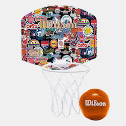 Wilson Nba Team Retro Mini Баскетболен Кош с Табло Wilson Nba Team Retro Mini Баскетболен Кош с Табло