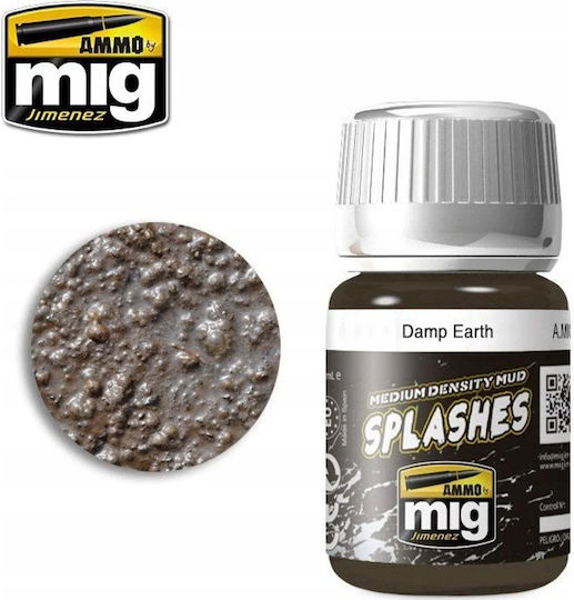 Acrylicos Vallejo Splashes Modellbau-Farbe Damp Earth 35 ml
