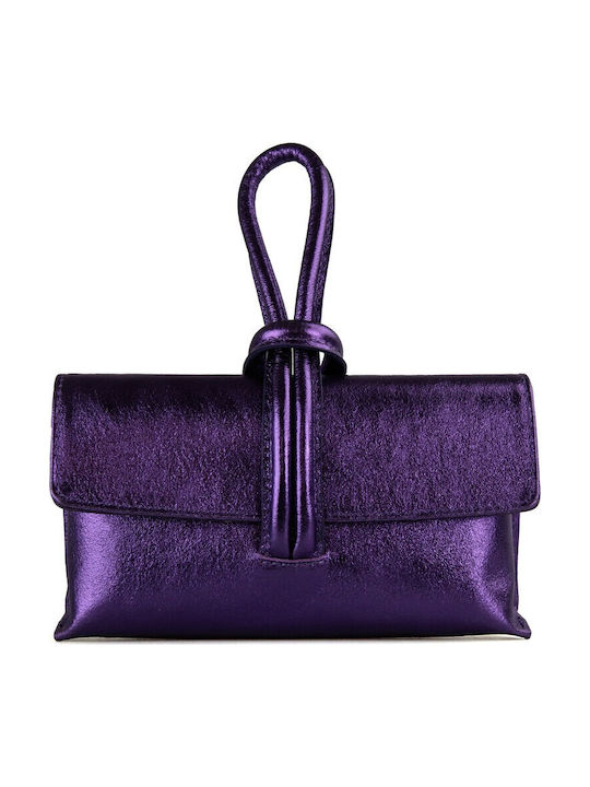 Silia D Leather Purple Women's Handbag
