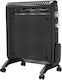 Primo Boden-Konvektor 2000 W Mika 45,5 × 52 cm Schwarz