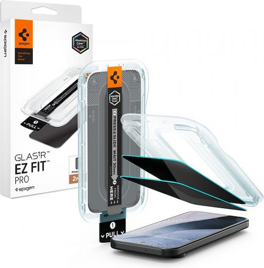 Spigen Glastr Ez Fit Pro Privacy Screen Protector Google Pixel 11 Pro 10 Pro Tempered Glass Full Adhesive 2-pack Agl11481