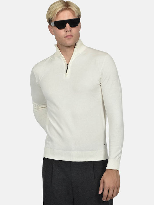 Berto Lucci Pullover Weiß