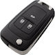 Opel 3-button Remote Case 00622
